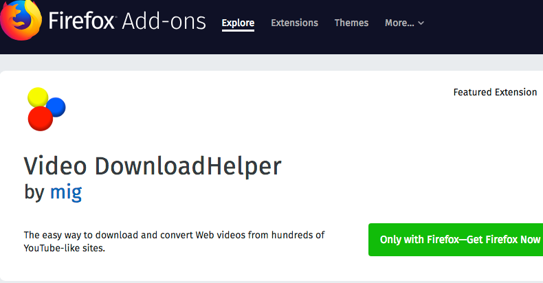 video downloader helper